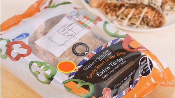 Asda's range of whole fresh chicken in ovenable bags was launched in September 2013