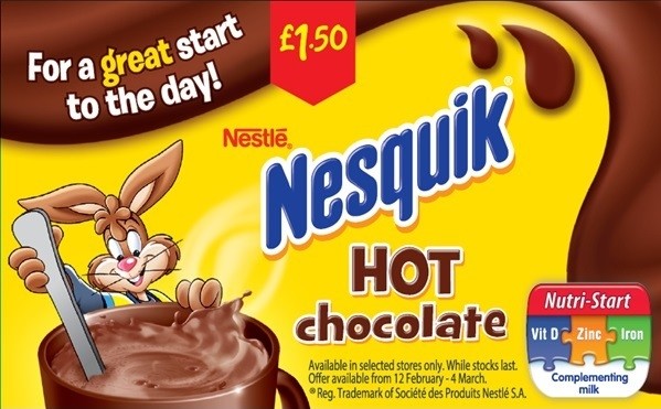 Banned: Advert claiming Nestlé hot chocolate was “great start to the day”