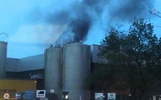 The fire at the Huhtamaki food packaging factory was traced to an electrical fan