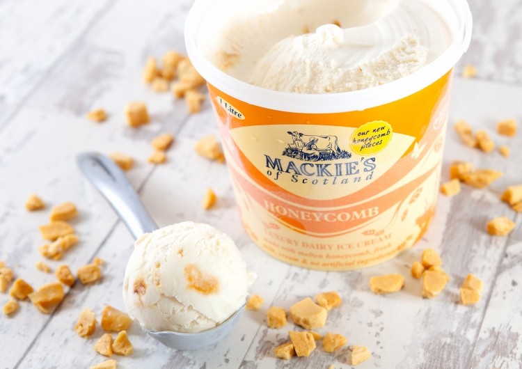 Mackie's of Scotland will stock its honeycomb ice cream in Sainsbury