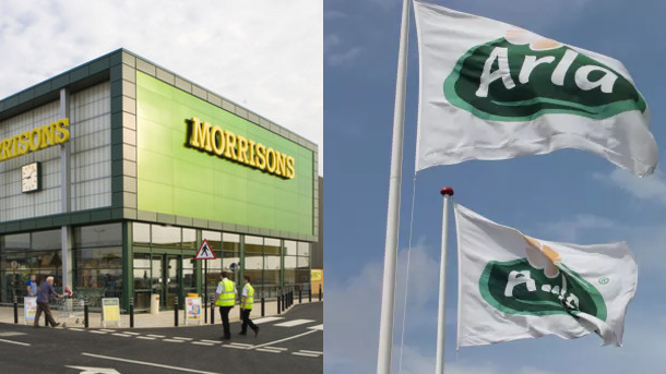 Morrisons has entered a deal with Arla to supply the supermarket with own-label milk