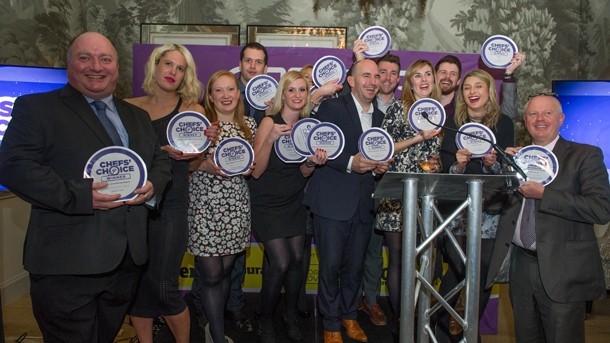 Winners celebrate at the inaugural Chefs' Choice Awards in London