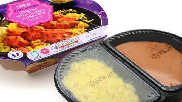 Two-compartment Indian meal tray launched