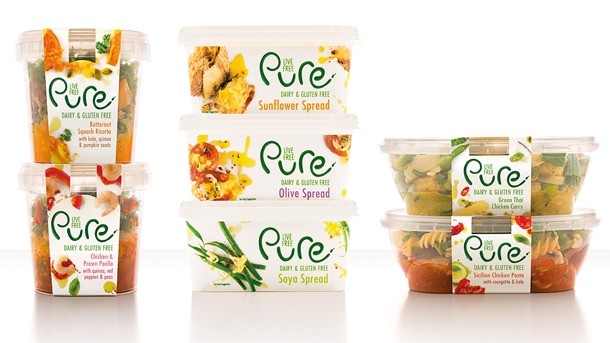 Pearlfisher worked with Kerry on its Pure dairy- and gluten-free spread