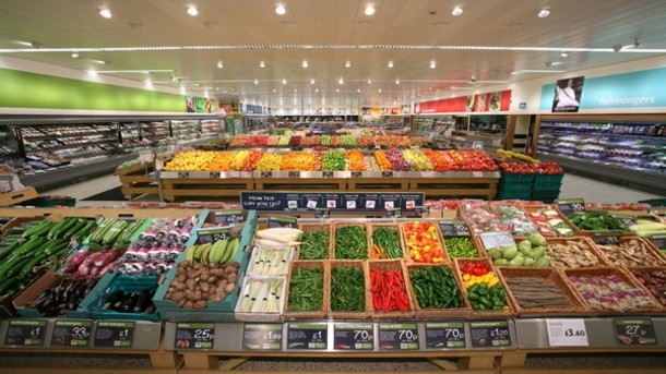 Morrisons has regained a listing on the exclusive FTSE 100, helped by its fresh food manufacturing capacity