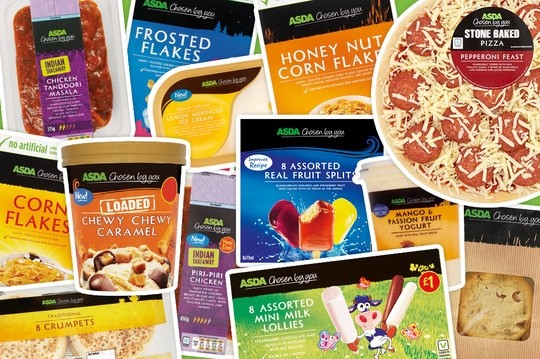 Good signs: Asda plans to feature the best social media posts about its Chosen by You own-label on food packages