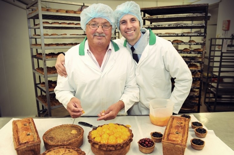 The Topping Pie Company has found export success in New Zealand. Roger (left) and Matt (right) Topping