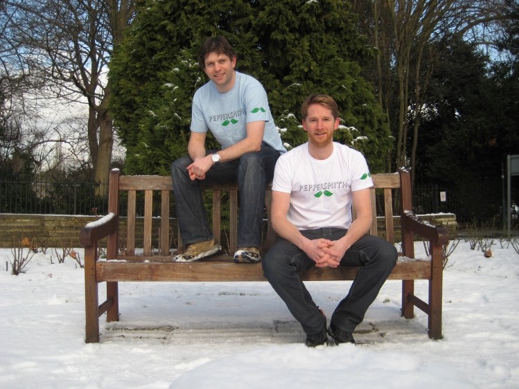 Peppersmith founders Mike Stevens (left) and Dan Shrimpton 