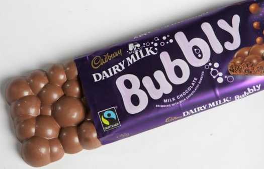 The new lab will improve the quality of products such as Cadbury Dairy Milk Bubbly 