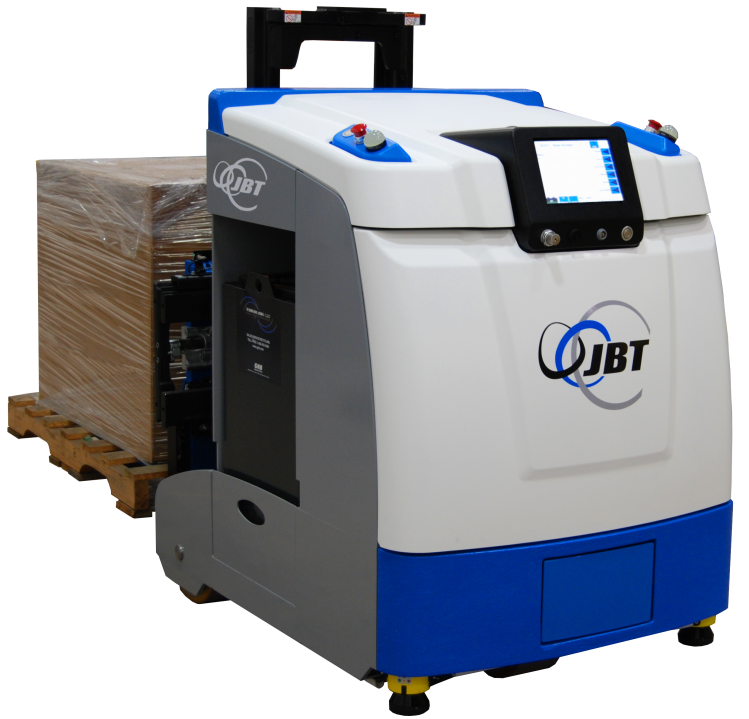 Low-cost AGV system replaces up to four forklifts