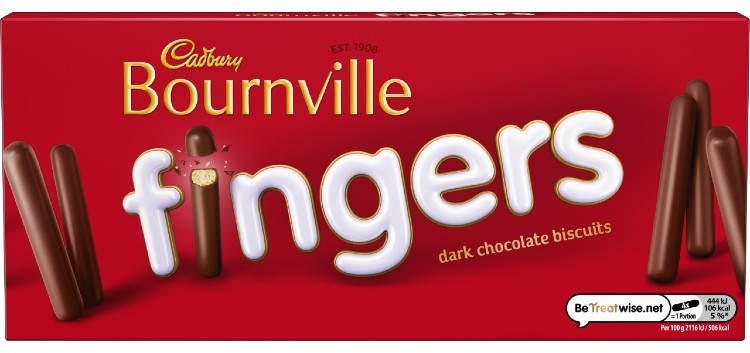 Cadbury's new Bournville Fingers. Pic: Mondelēz International