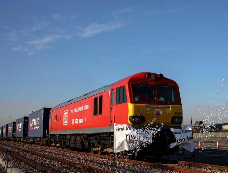 Scotch whisky and baby food are just some of the products on the UK to China freight train