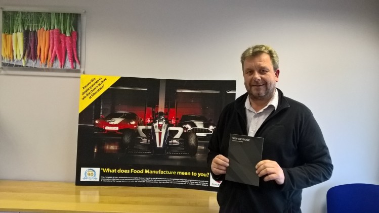 Wingland Foods’s operations manager Darryn Denny won a place in F1 racing car