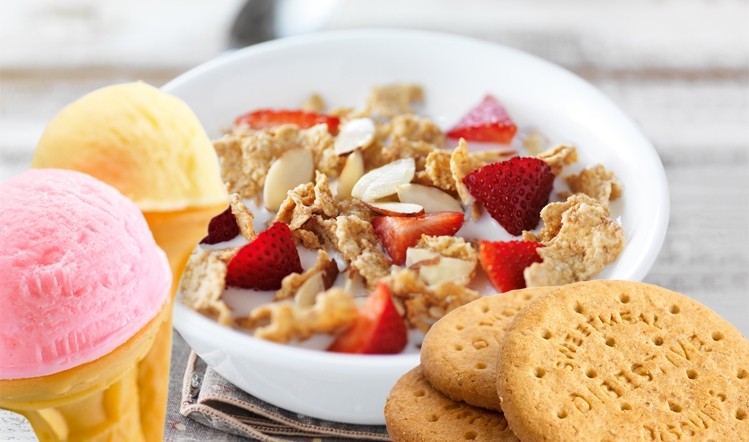 Ice cream, breakfast cereals and biscuits are among the products targeted