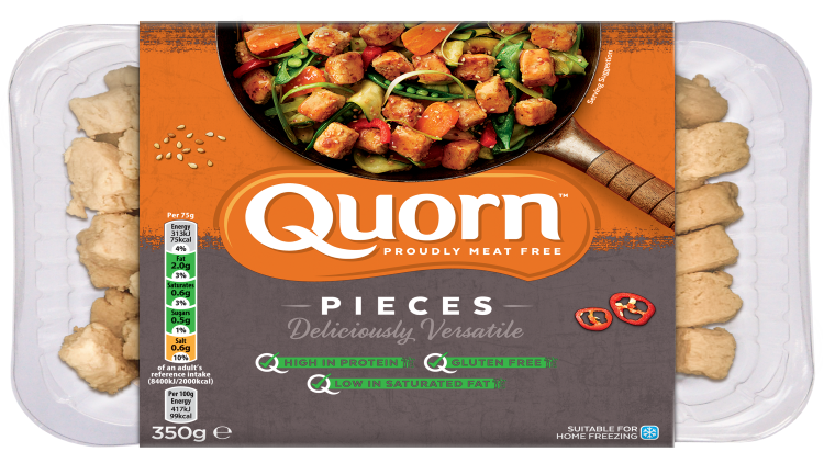 Quorn is to remove black packaging from its range