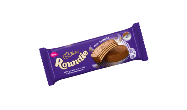 Mondelēz International claimed fourth place for its UK milk chocolate wafer snack Cadbury Roundie