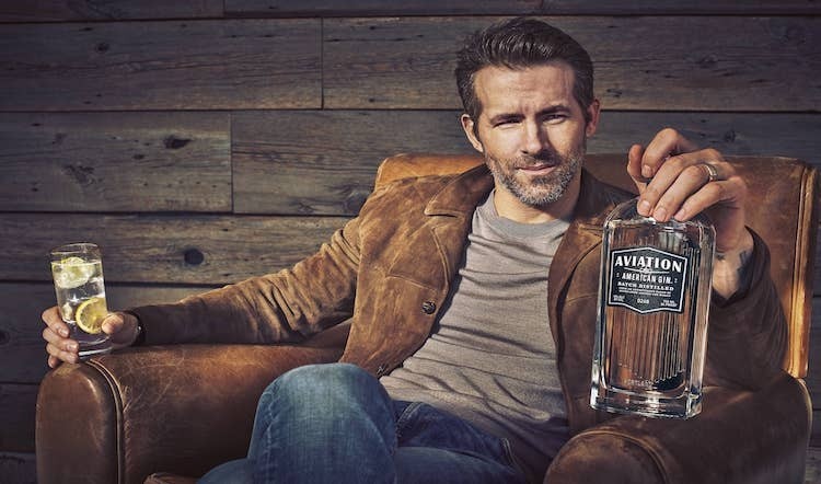 Hollywood star Ryan Reynolds is co-owner of the gin brand 
