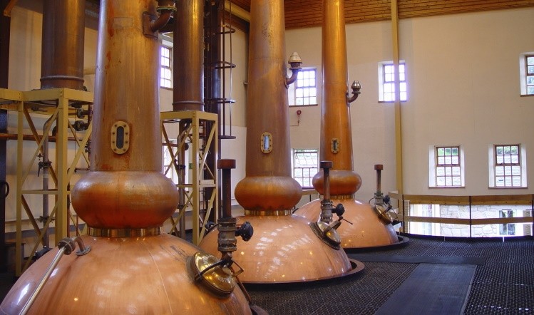Distilleries have benefited from a £10m green energy fund 