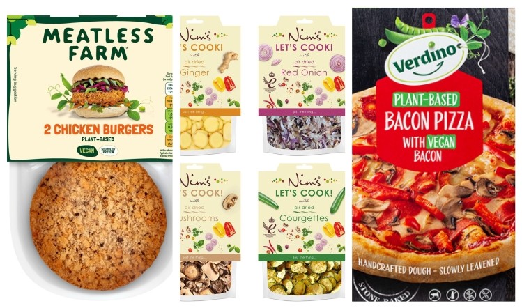 Meatless Farm, Nim's Fruit Crisps and Verdino Foods were just some of the recent plant-based launches 