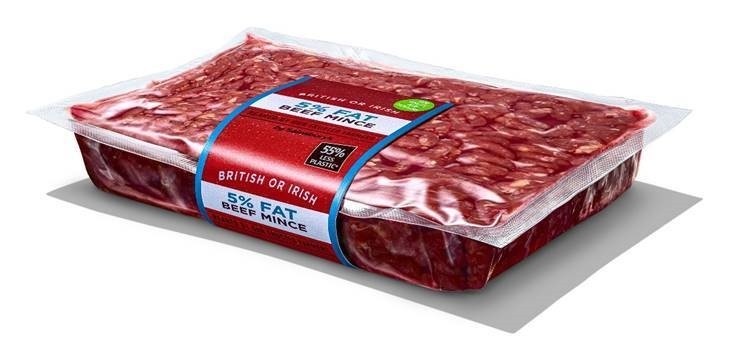 Vacuum-packed mince will help Sainsbury's save 450 tonnes of plastic annually 