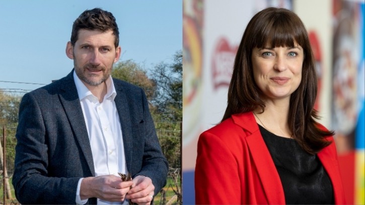 James Osborn and Nicole Kurz have been appointed to new roles. Credit: Hambledon Vineyard / Lactalis UK & Ireland