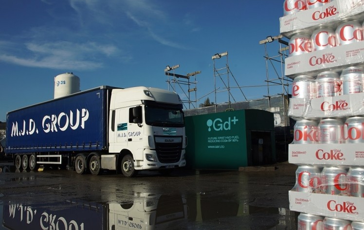 MJD aims to replace diesel with GD+ in all of its logistics and haulage operations