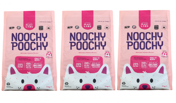 Noochy Poochy is made using Nooch - nutritional yeast - to give it  a cheese-like flavour 