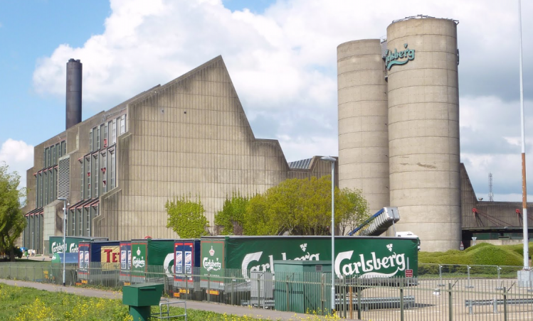 Emergency services were alerted to an ammonia alarm at Carlsberg Northampton 