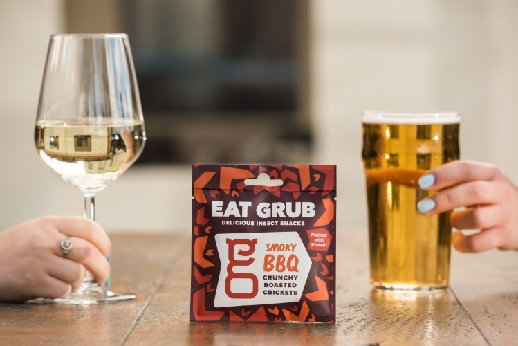 Eat Grub’s Smoky BBQ Crunchy Roasted Crickets (12g) launched in 250 Sainsbury's convenience stores on 18 November