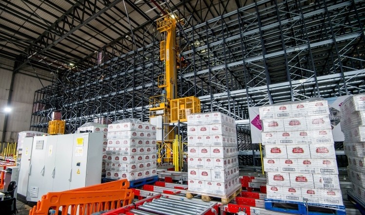 AB Inbev has opened a new automated warehouse in south Wales