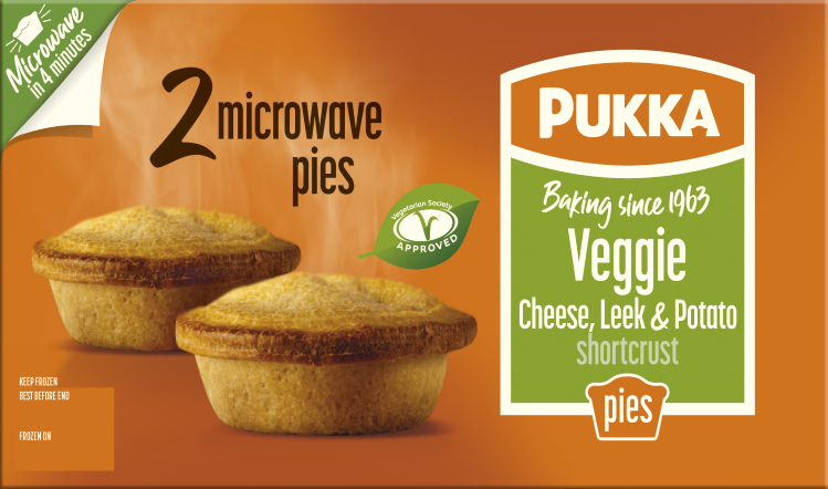 Pukka unveils Veggie Cheese, Leek & Potato twin pack