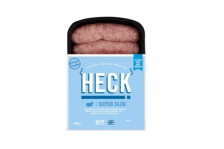 Heck launches low-fat pork sausages