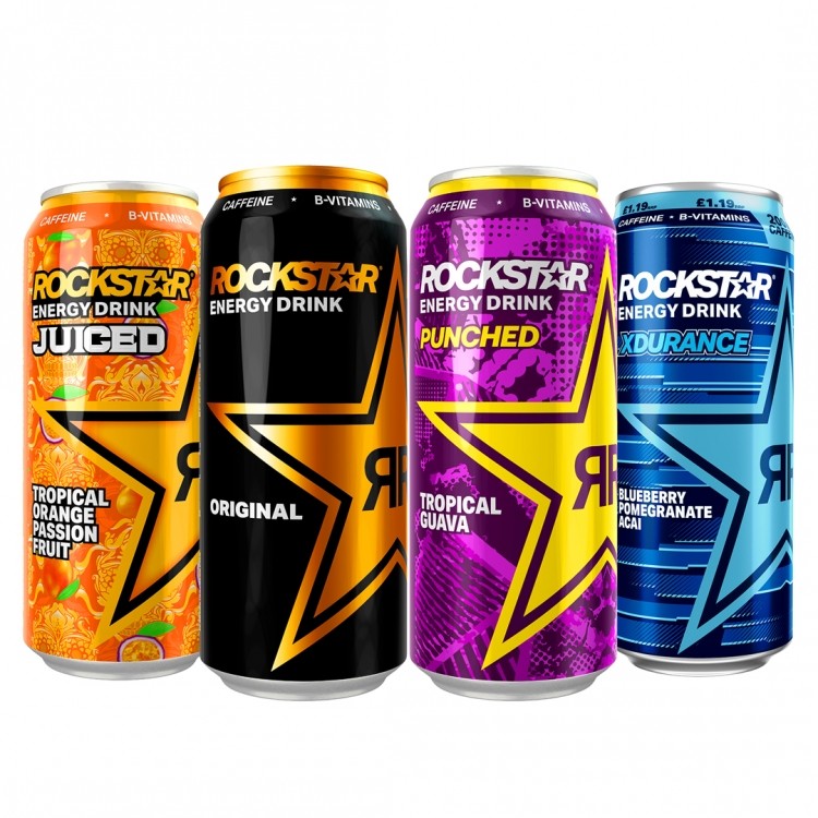 The top six bestselling Rockstar Energy drinks have been reformulated to reduce sugar
