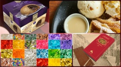 Christmas puddings, edible glitter and ancient grain beer feature in this gallery of new product developments 