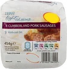 Bangers become more popular the further north you travel. But the Sussex towns of Eastbourne, Horsham and Shoreham lead the field for sales of Cumberland sausages