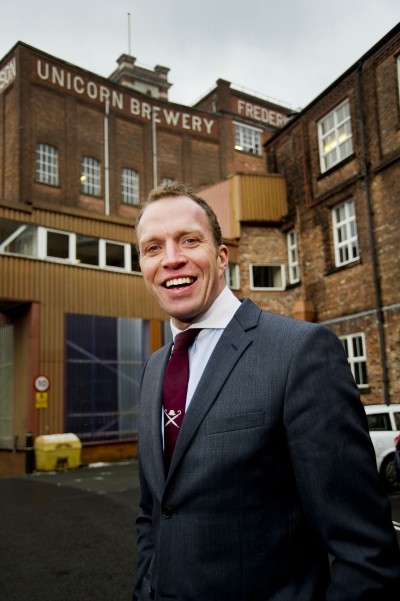 Jobs plea: Oliver Robinson, joint md of Frederick Robinson brewery, says capping VAT for beers sales in licensed premises at 5% would 'create thousands of jobs'