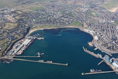 Peterhead Port from the air