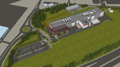 Artist's impression of the planned Castleford factory