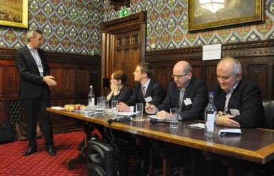 Restorick (far left) sums up the key points raised by the panel during the House of Commons debate