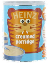 Creamed Porridge from Heinz' UK baby range