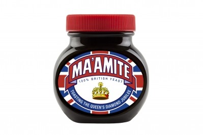 Love it, Ma'am. Marmite has been re-styled as Ma'amite to honour the Queen's diamond jubilee