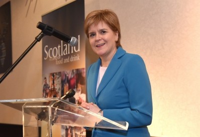 Nicola Sturgeon revealed Scotland's food and drink sector export contracts at the Scotland Food & Drink showcase in New York