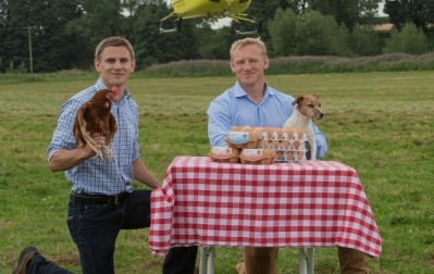 Adrian Potter (left) and James Potter (right), of Yorkshire Farmhouse Eggs, will open a new farm in North Yorkshire