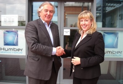 Anita Barker has taken over from Wynne Griffiths as chair of the Humber Seafood Group