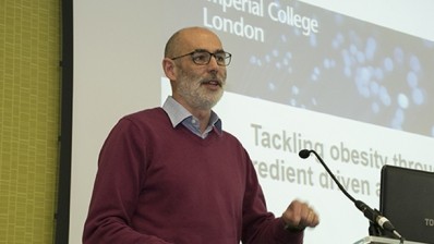 Professor Gary Frost explained how appetite regulation could be influenced