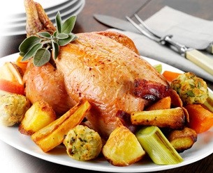 The Haughley Park site makes roasted chicken products