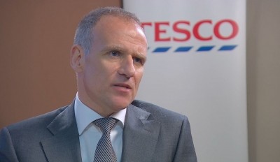 Tesco boss Dave Lewis highlighted the performance of new fresh food brands