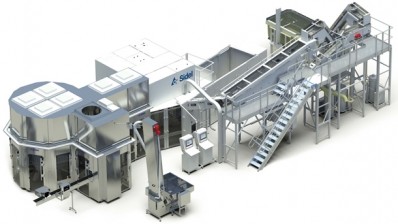 Sidel Matrix Combi blow-fill-cap equipment for filling PET bottles of carbonated soft drinks takes up 30% less floor space