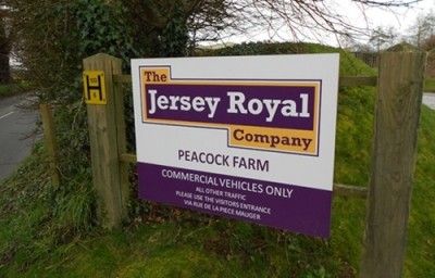 Jersey Royal's main packing site is located at Peacock Farm on Jersey