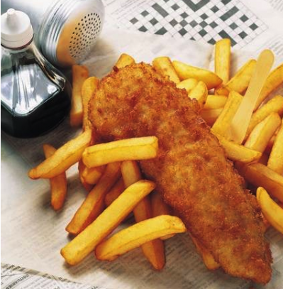Make mine fish and chips with salt and chilli vinegar, please